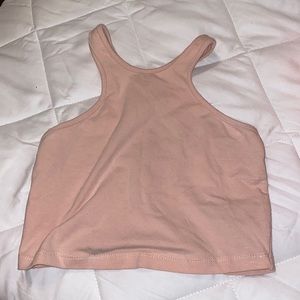 Pastel pink crop top
